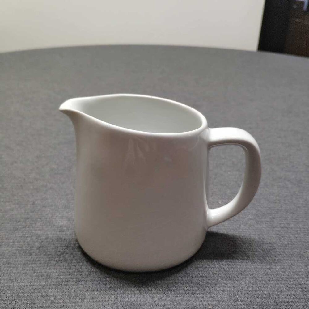Arabia of Finland White Ceramic Creamer Pitcher 6-8 Mid-Century Modern